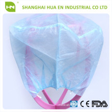 CE,ISO PP/Non woven blue disposable doctor cap without tie